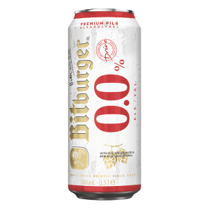 Bitburger Drive 0,0% Alkoholmentes 0,5 l dobozos sör