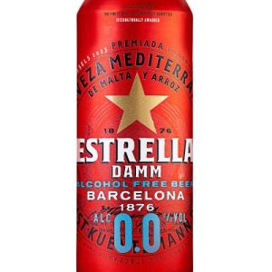 Estrella Damm 0,0% Alkoholmentes 0,5 l dobozos sör - Image 1
