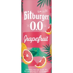 Bitburger 0.0% Grapefruit Alkoholmentes sör 0,33 l dobozos