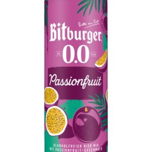Bitburger 0.0% Passionfruit Alkoholmentes sör 0,33 l dobozos